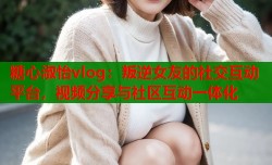 糖心淑怡vlog：叛逆女友的社交互动平台，视频分享与社区互动一体化