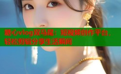 糖心vlog双马尾：短视频创作平台，轻松剪辑分享生活瞬间