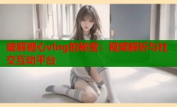 破解糖心vlog的秘密：视频解析与社交互动平台