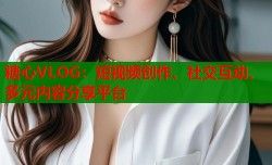 糖心VLOG：短视频创作、社交互动、多元内容分享平台