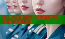 糖心vlog金币会员：解锁独家内容，享受优质观看体验