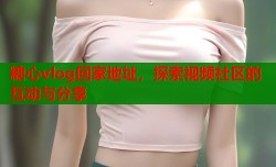 糖心vlog回家地址，探索视频社区的互动与分享