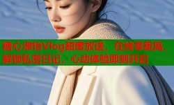 糖心淑怡Vlog甜蜜放送，在线零距离，解锁私密日记，心动体验即刻开启