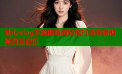 糖心vlog主题曲精选轻松打造专属视频背景音乐