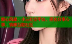糖心风暴：小三社交平台，匿名分享心事，情感互助社区