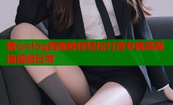 糖心vlog西施教你轻松打造专属高颜值视频日常