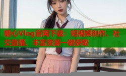 糖心Vlog官网下载：短视频创作、社交直播、丰富资源一键获取