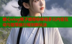 糖心vlog桃子姐带你体验多元内容互动与智慧旅行规划新玩法