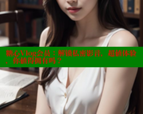 糖心Vlog会员：解锁私密影音，超值体验，你值得拥有吗？ 糖心vLog网页版 第1张