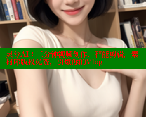 灵兮AI：三分钟视频创作，智能剪辑，素材库版权免费，引爆你的Vlog