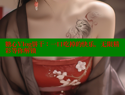 糖心Vlog饼干：一口吃掉的快乐，无限精彩等你解锁 糖心vlog官网观看 第1张