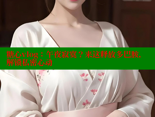 糖心vlog：午夜寂寞？来这释放多巴胺，解锁私密心动