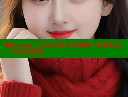 糖心Vlog：女友出差心痒难耐？私密日记，等你来解锁 糖心vlog 第1张