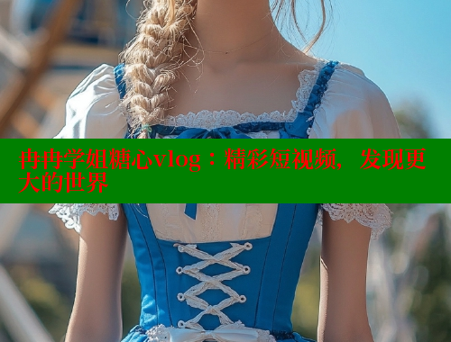 冉冉学姐糖心vlog：精彩短视频，发现更大的世界