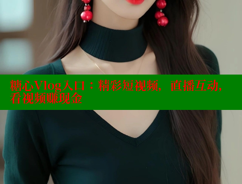 糖心Vlog入口：精彩短视频，直播互动，看视频赚现金 糖心vlog 第1张