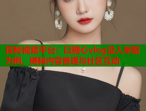 探秘视频平台：以糖心vlog没人举报为例，揭秘内容管理与社区互动  第2张