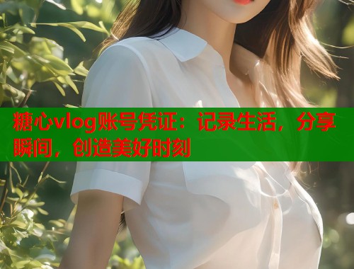 糖心vlog账号凭证：记录生活，分享瞬间，创造美好时刻  第1张