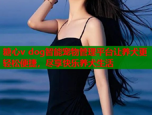 糖心v dog智能宠物管理平台让养犬更轻松便捷，尽享快乐养犬生活  第1张
