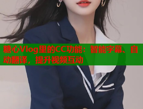 糖心Vlog里的CC功能：智能字幕、自动翻译，提升视频互动  第1张