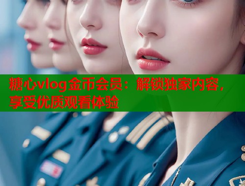 糖心vlog金币会员：解锁独家内容，享受优质观看体验  第1张