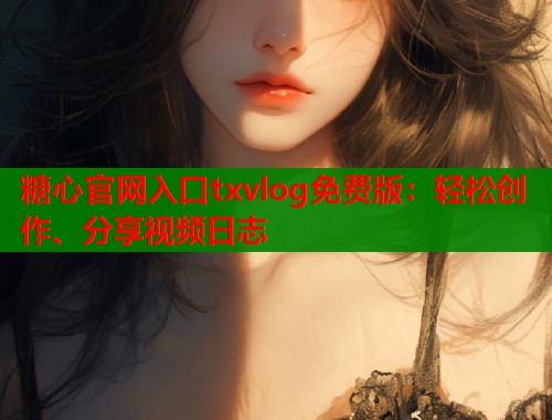 糖心官网入口txvlog免费版：轻松创作、分享视频日志  第1张