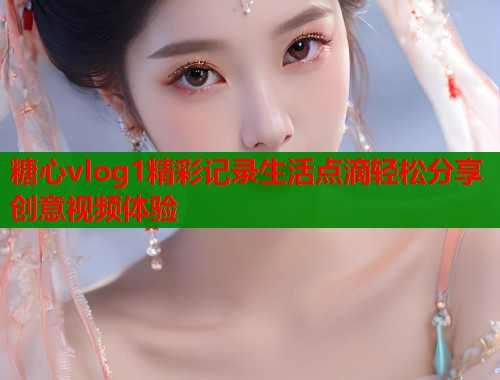 糖心vlog1精彩记录生活点滴轻松分享创意视频体验  第1张