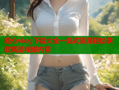 糖心vlog下载大全一站式资源轻松获取高清视频内容  第1张