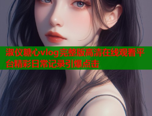 淑仪糖心vlog完整版高清在线观看平台精彩日常记录引爆点击  第1张