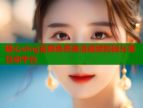 糖心vlog官网免费高清视频剪辑分享互动平台  第1张