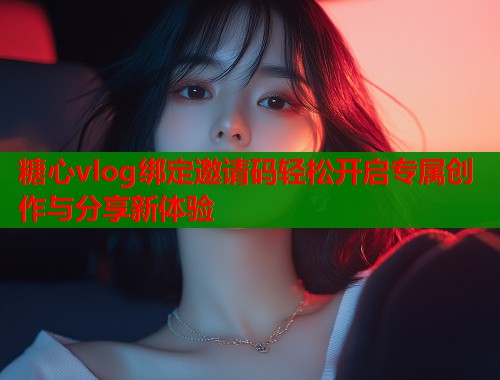 糖心vlog绑定邀请码轻松开启专属创作与分享新体验  第1张