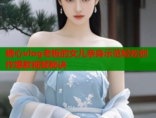 糖心vlog老板的女儿亲身示范轻松创作爆款视频秘诀  第1张