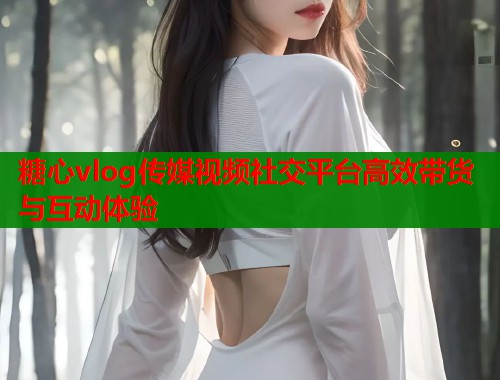 糖心vlog传媒视频社交平台高效带货与互动体验  第2张