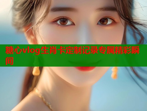 糖心vlog生肖卡定制记录专属精彩瞬间  第1张