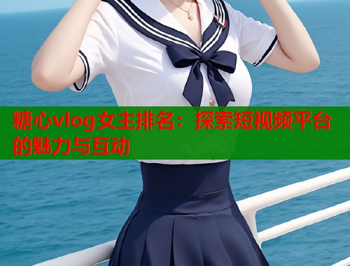 糖心vlog女主排名：探索短视频平台的魅力与互动  第1张